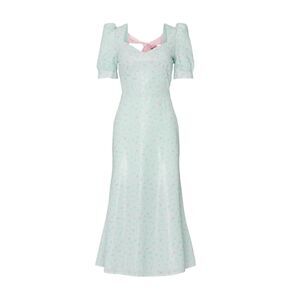 Olivia Rubin Sequin Daphne Hourglass Sequin Mint Coquette Midi Dress Size 0